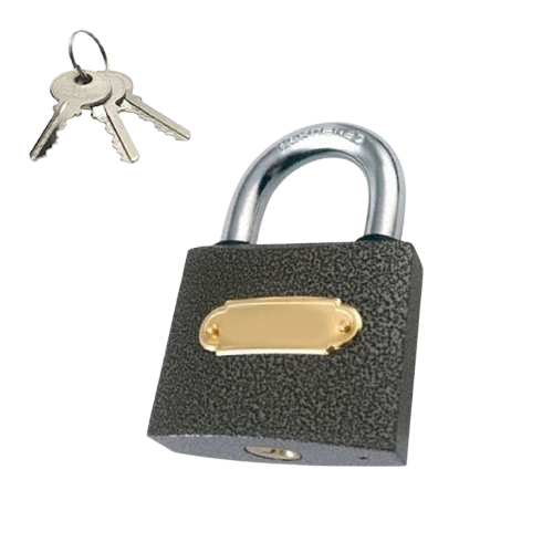 GOLD UZUN GRİ ASMA KİLİT (32 MM)